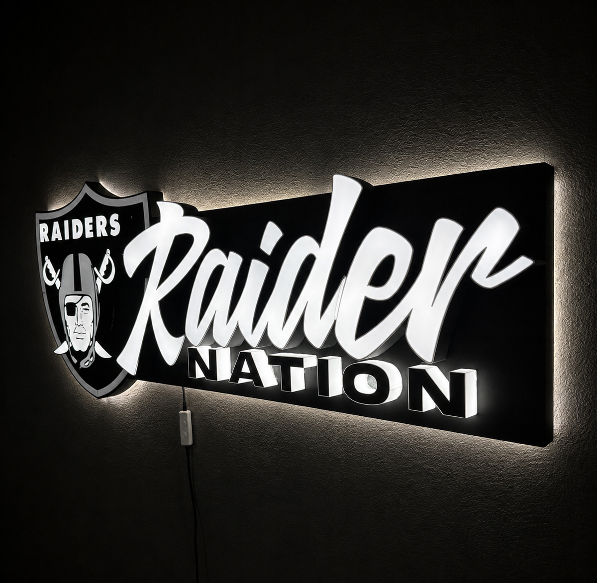 Raider Nation Litbox - Custom LED Sign
